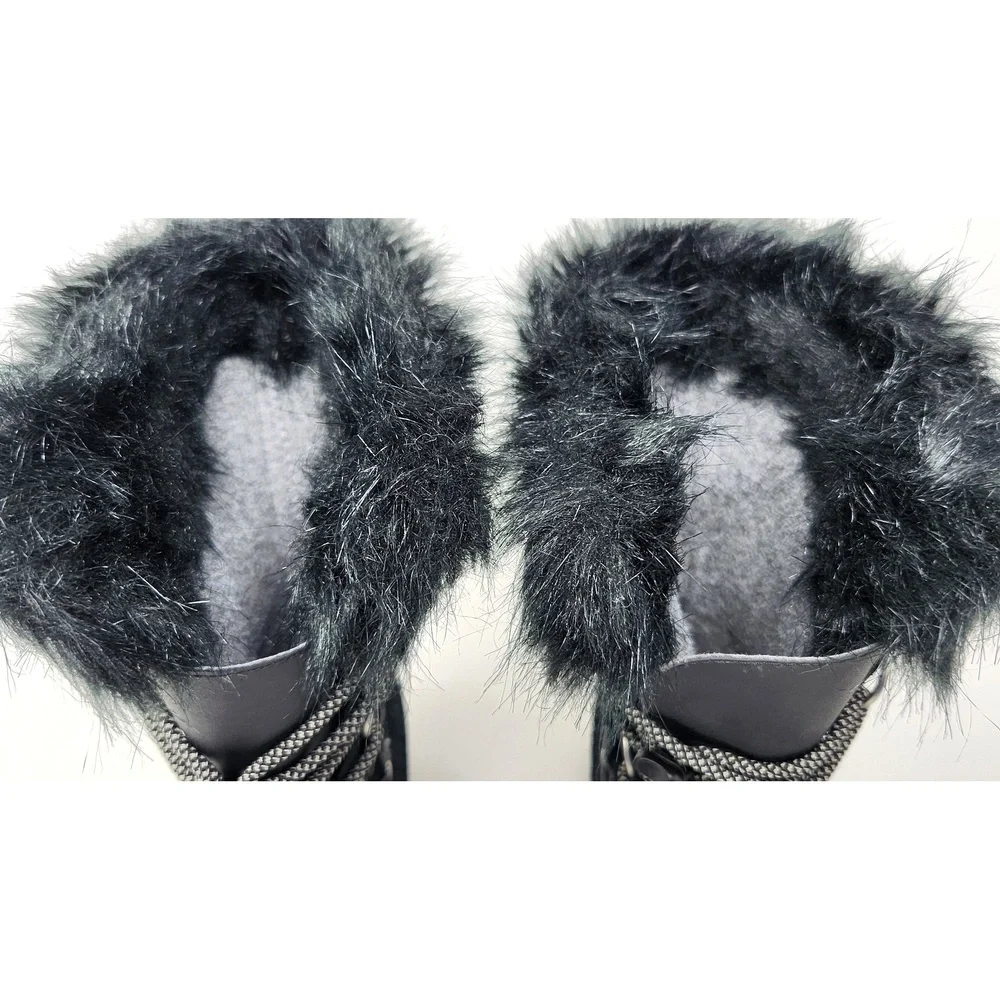 Sorel Yoot Pac boots size 2 NY1966-013 Waterproof Youth Winter Snow Boots Fur
